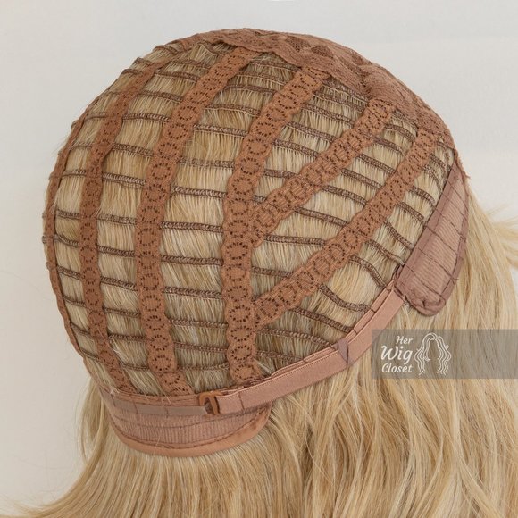 Golden Blonde Wavy Wig with Bangs | Gwen main image 5